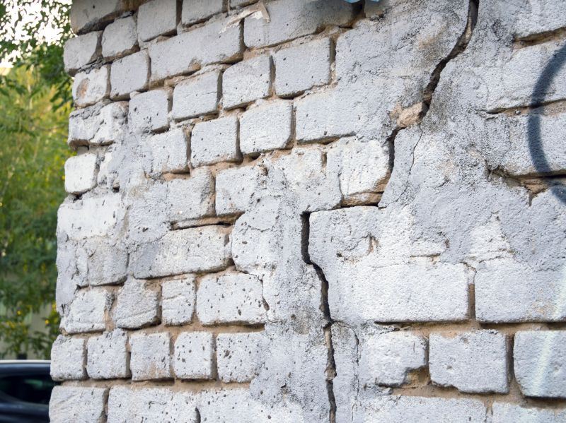 Cracked Brick Pillar Repair